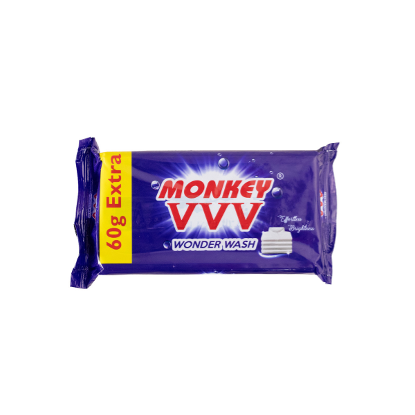 Monkey VVV Wonder Wash Detergent Cake Bar 180 GM