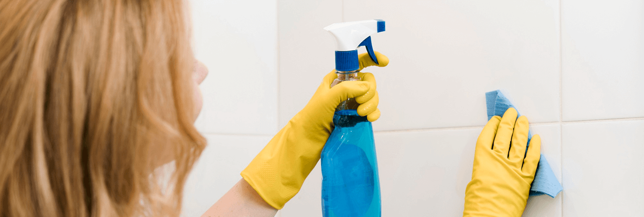 How to Clean Bathroom Tiles-steps