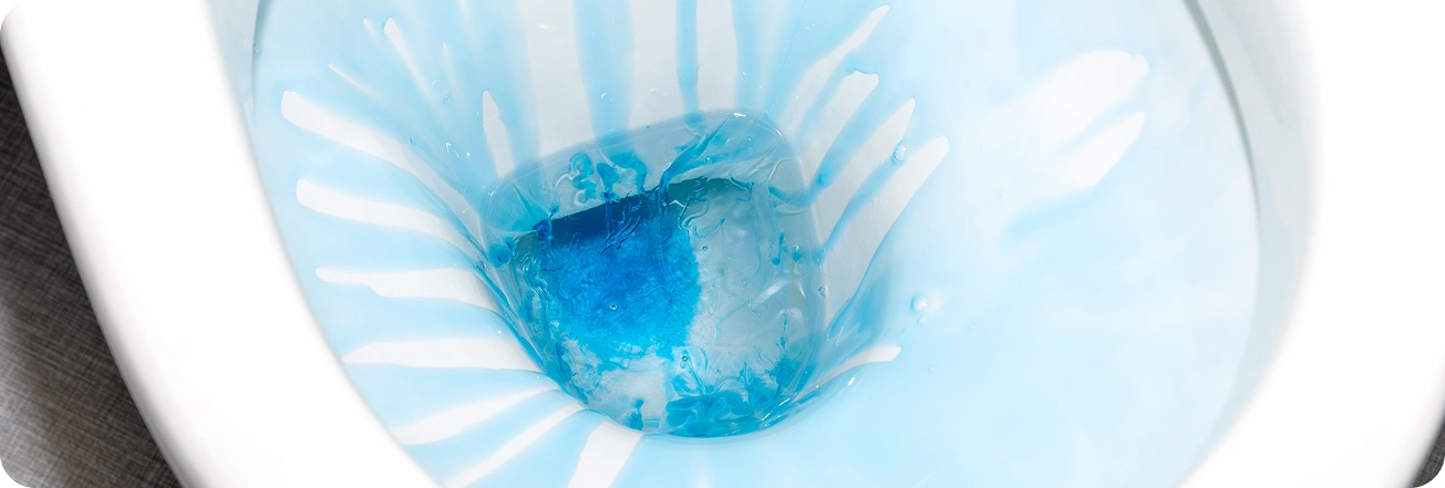 how to clean toilet stains