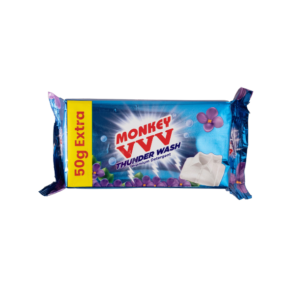 MONKEY VVV Thunder Wash Detergent Cake 250 GMS + 50 GMS