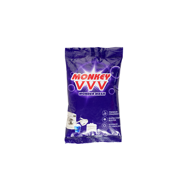 MONKEY VVV WONDER WASH DETERGENT POWDER 120 GMS